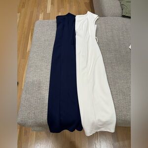 Elegant Navy and White Dress bundle